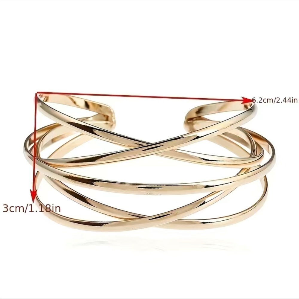 Cuff Bangle Bracelet - Picture 2 of 4